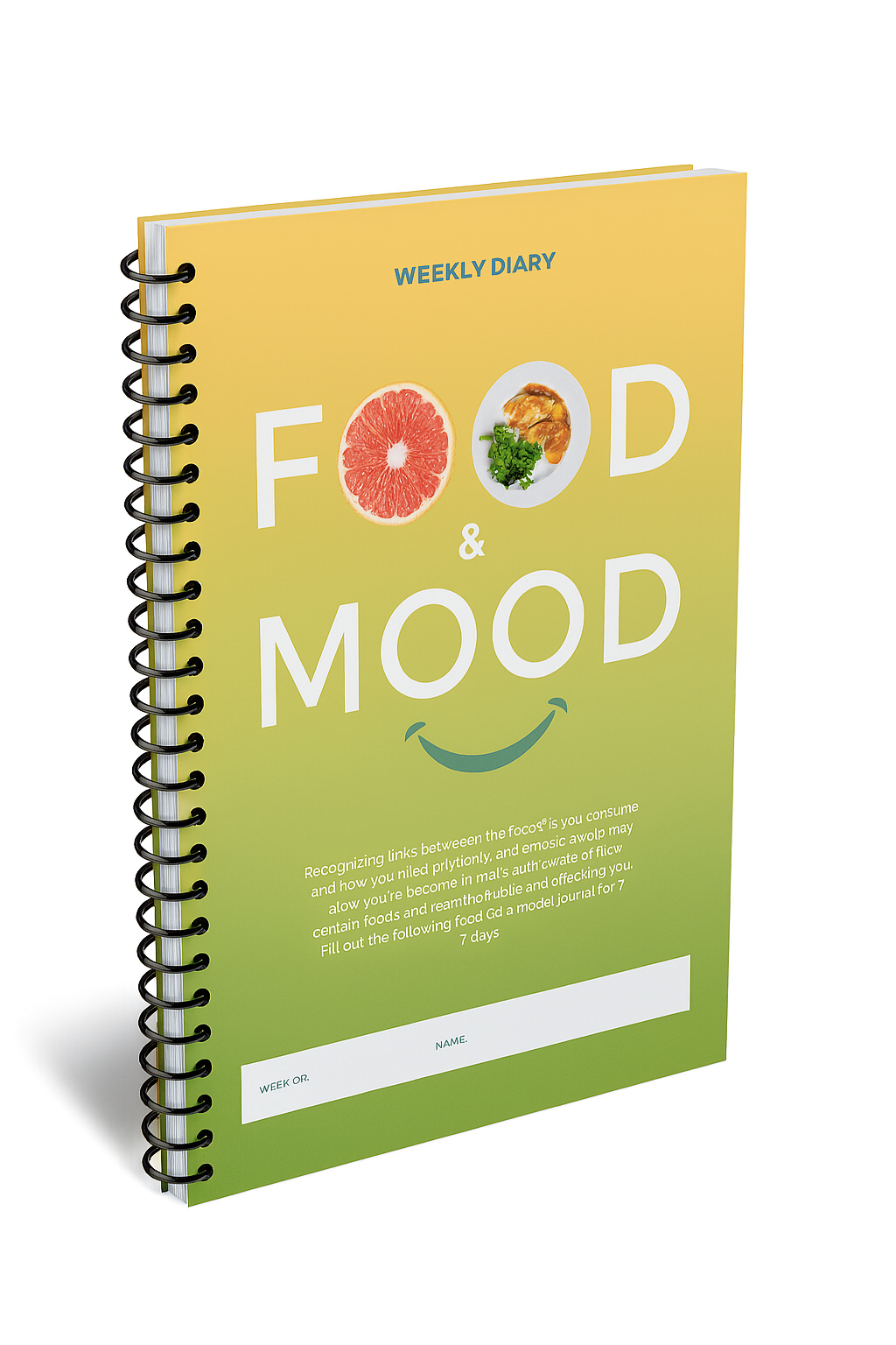 🌿 Food Mood: A 7-Day Diary for Mindful Eating, Emotional Clarity + Holistic Reset & BONUS MATERIAL INSIDE!  ✨