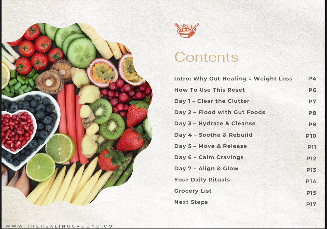 The Gut Reset Method™  7 Days, 7 Habits to Heal Your Gut & Slim Your Waist