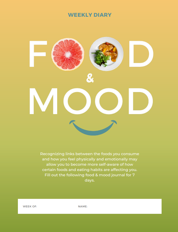 🌿 Food Mood: A 7-Day Diary for Mindful Eating, Emotional Clarity + Holistic Reset & BONUS MATERIAL INSIDE!  ✨